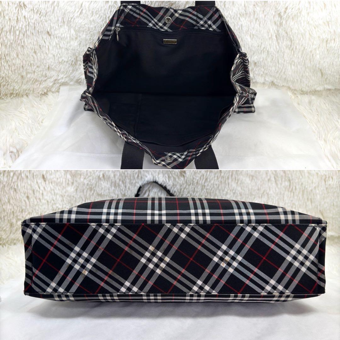 【美品】バーバリー トートバッグ ビジネスバッグ ノバチェック 手提げ A4可