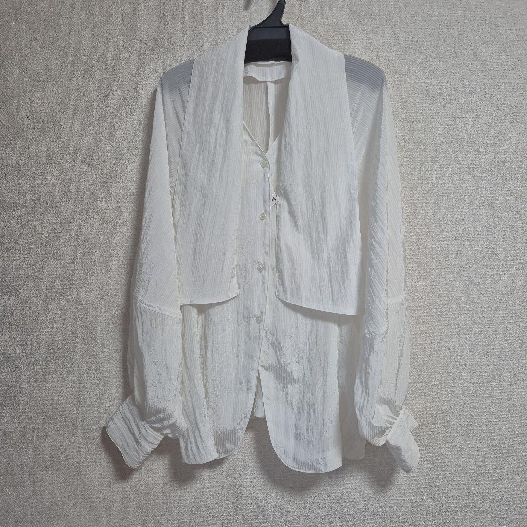 イエナ　IENA【洗える】＆NAVY　2wayボウタイブラウス