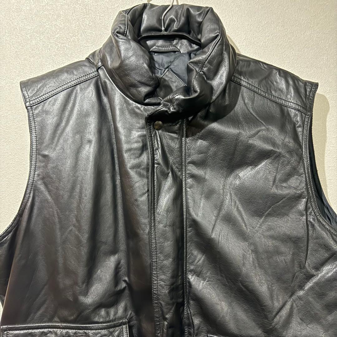 デッドストック Eddie Bauer ダウンベスト ブラック