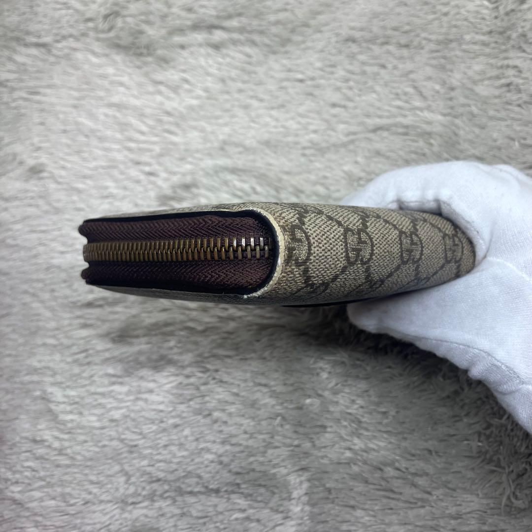 美品✨GUCCI タイガーヘッド ラウンドジップ GG 473953