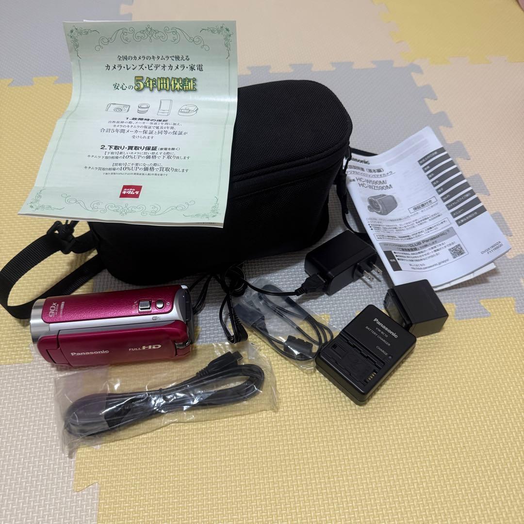 Panasonic HC-W590M パナソニック　ピンク