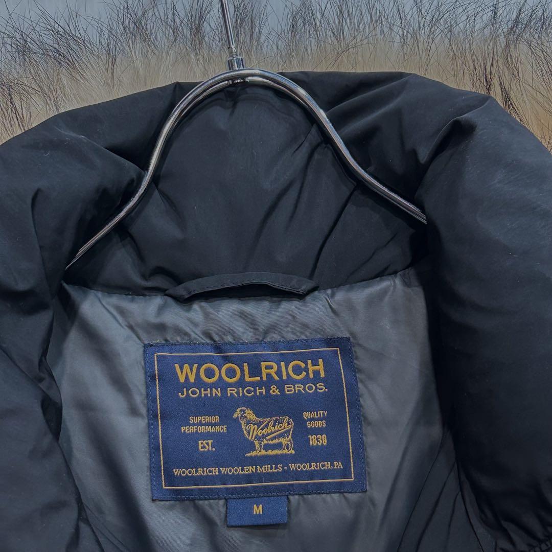 ＊最終価格＊WOOLRICH ウールリッチ ファ−付きロングダウン ブラックM