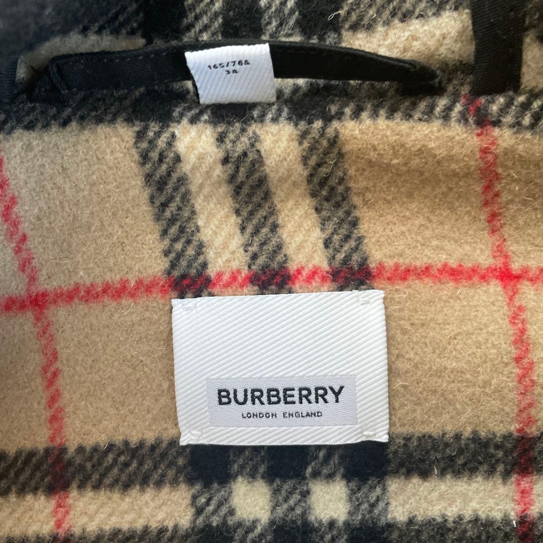 バーバリー　ダッフルコート ブラック UK8