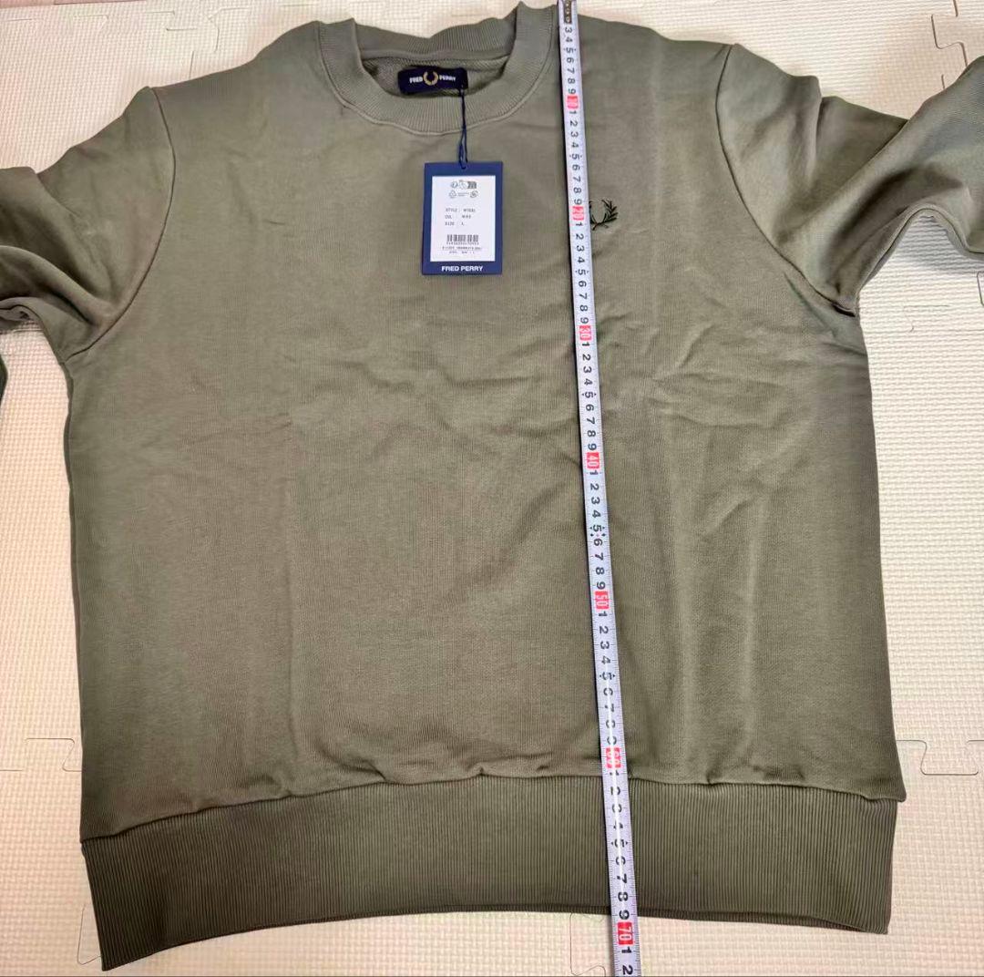 未使用 FRED PERRY スウェット トレーナー ネイビー Lサイズ