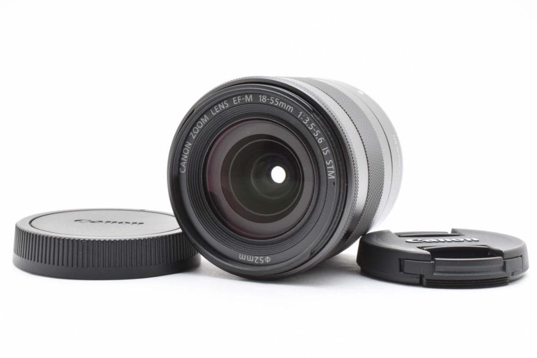 超美品 キヤノン レンズ EF-M 18-55mm 3.5-5.6 IS STM