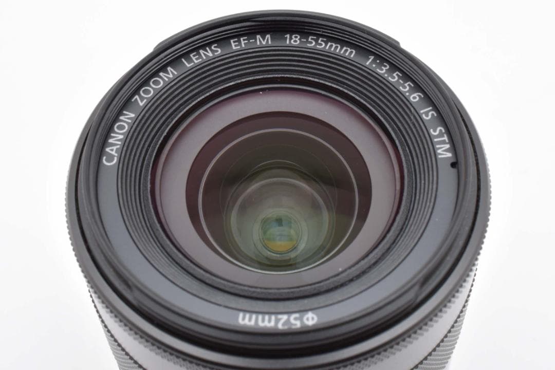 超美品 キヤノン レンズ EF-M 18-55mm 3.5-5.6 IS STM