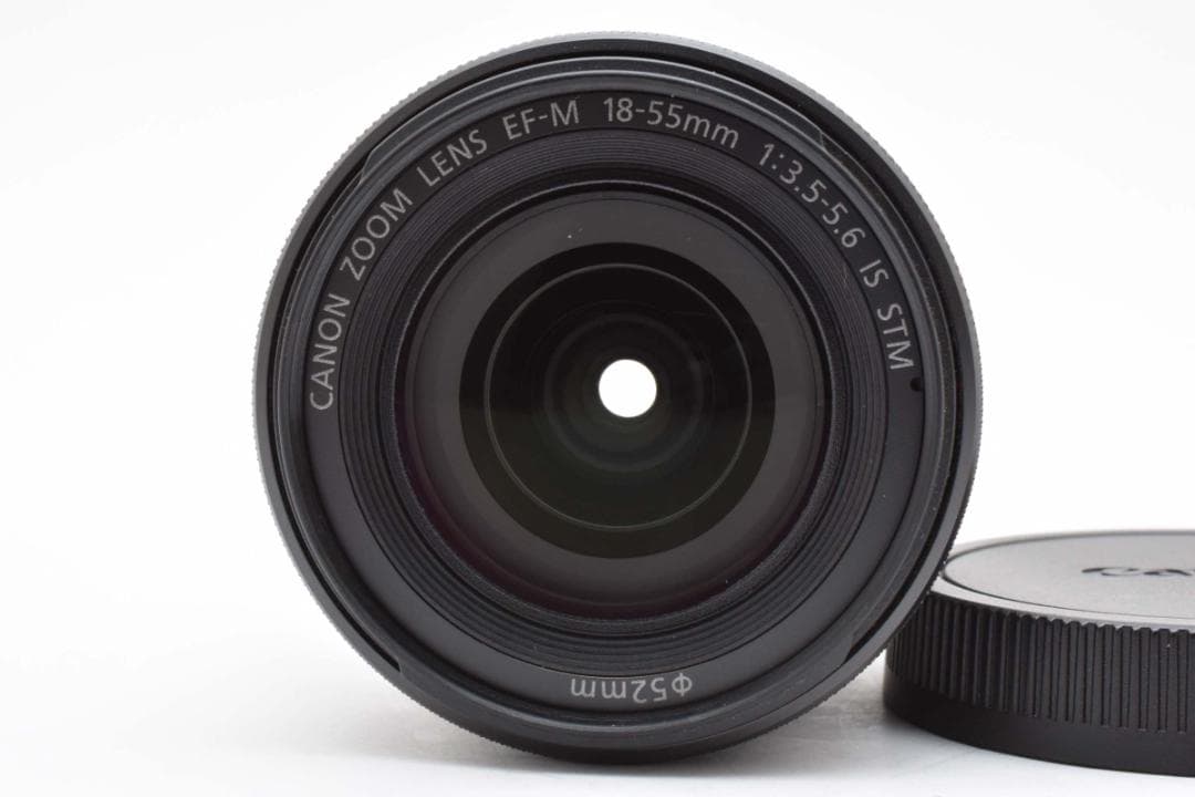 超美品 キヤノン レンズ EF-M 18-55mm 3.5-5.6 IS STM