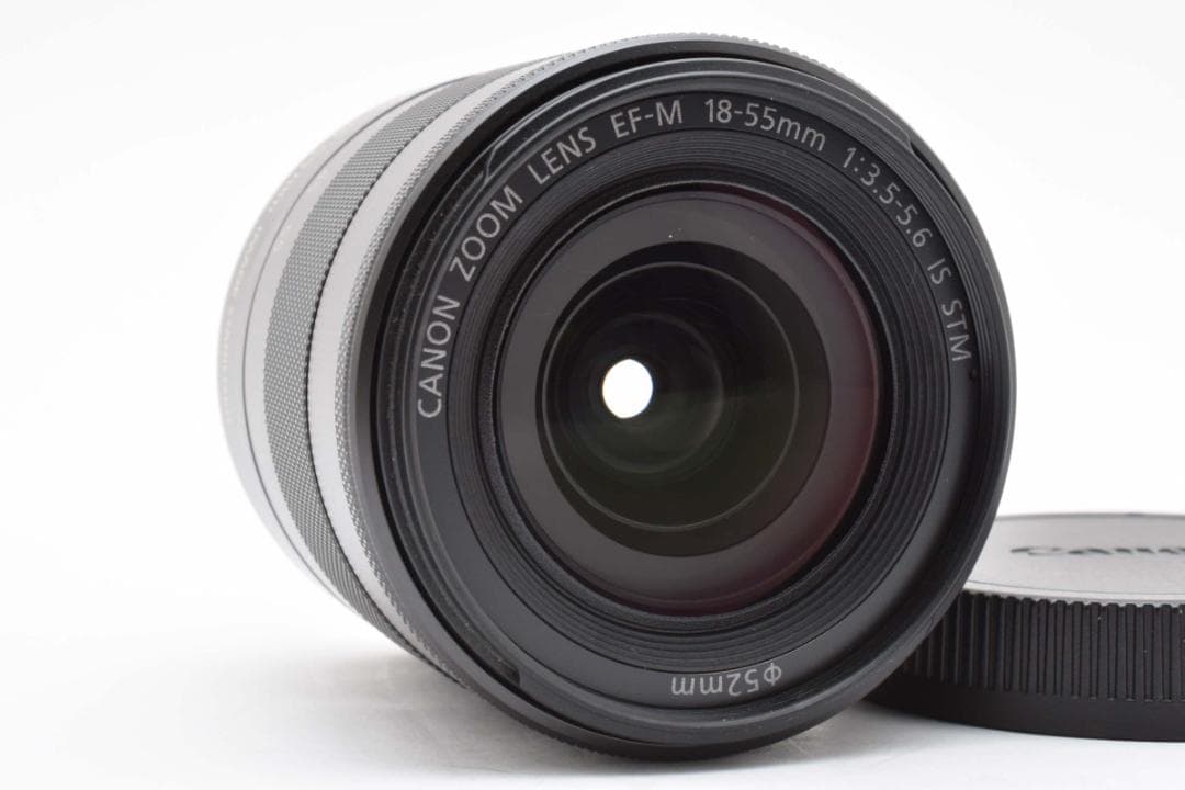 超美品 キヤノン レンズ EF-M 18-55mm 3.5-5.6 IS STM