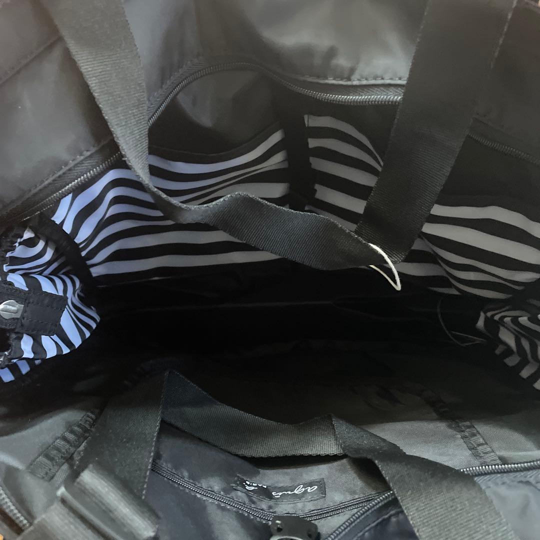 agnès b. ブラック マザーズバッグ難あり