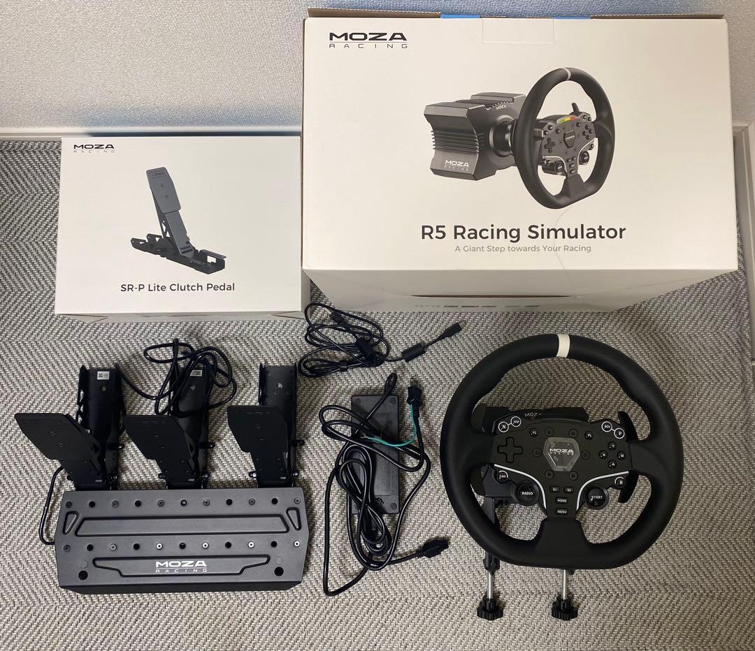 MOZA R5 Racing Simulator セット 3ペダル