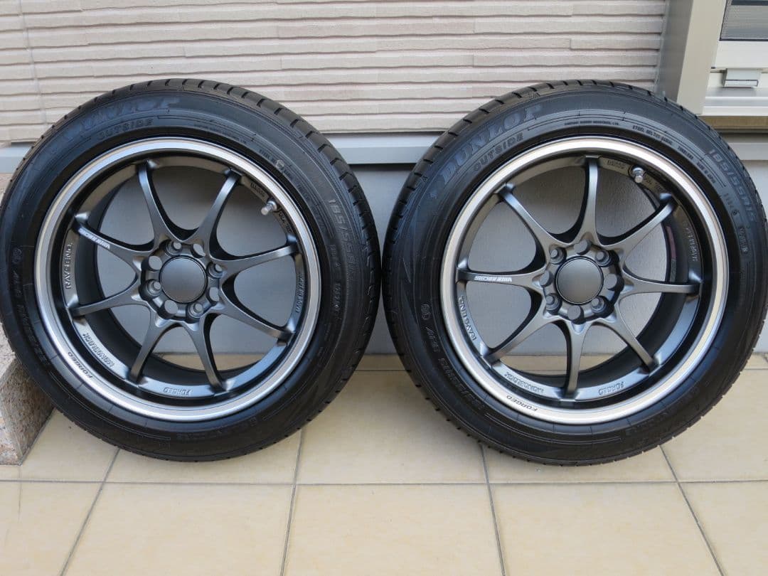 RAYS CE28CR 15インチ7JJ＋ダンロップルマンV185/55R15