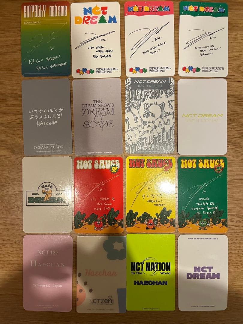 NCT127 NCT DREAM ヘチャン トレカ まとめ売り