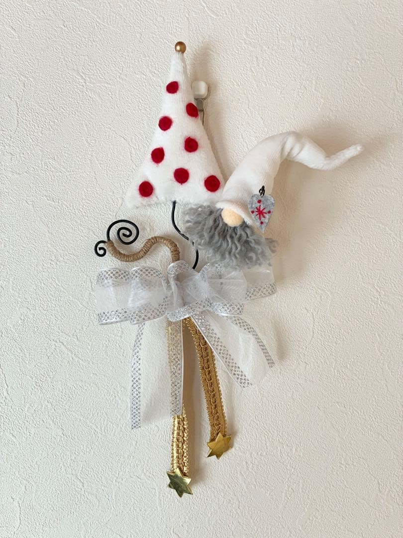 iku様おまとめ用 クリスマスリース　05 匿名配送　サンタクロース