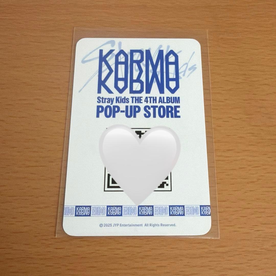 リノ KARMA ポップアップ QR トレカ POPUP