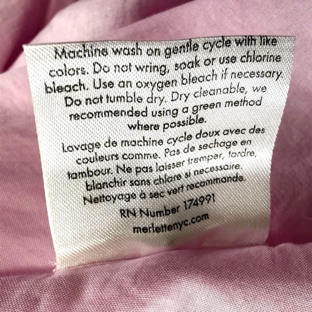 マーレット ARBOR ティアード ワンピース ピマコットン ピンク XS