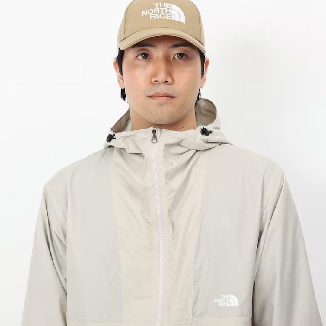 ノースフェイス コンパクトジャケット NP72530アイボリー XLサイズ