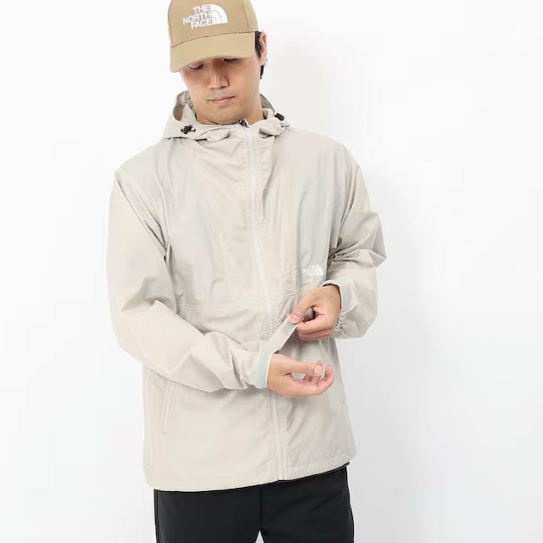 ノースフェイス コンパクトジャケット NP72530アイボリー XLサイズ