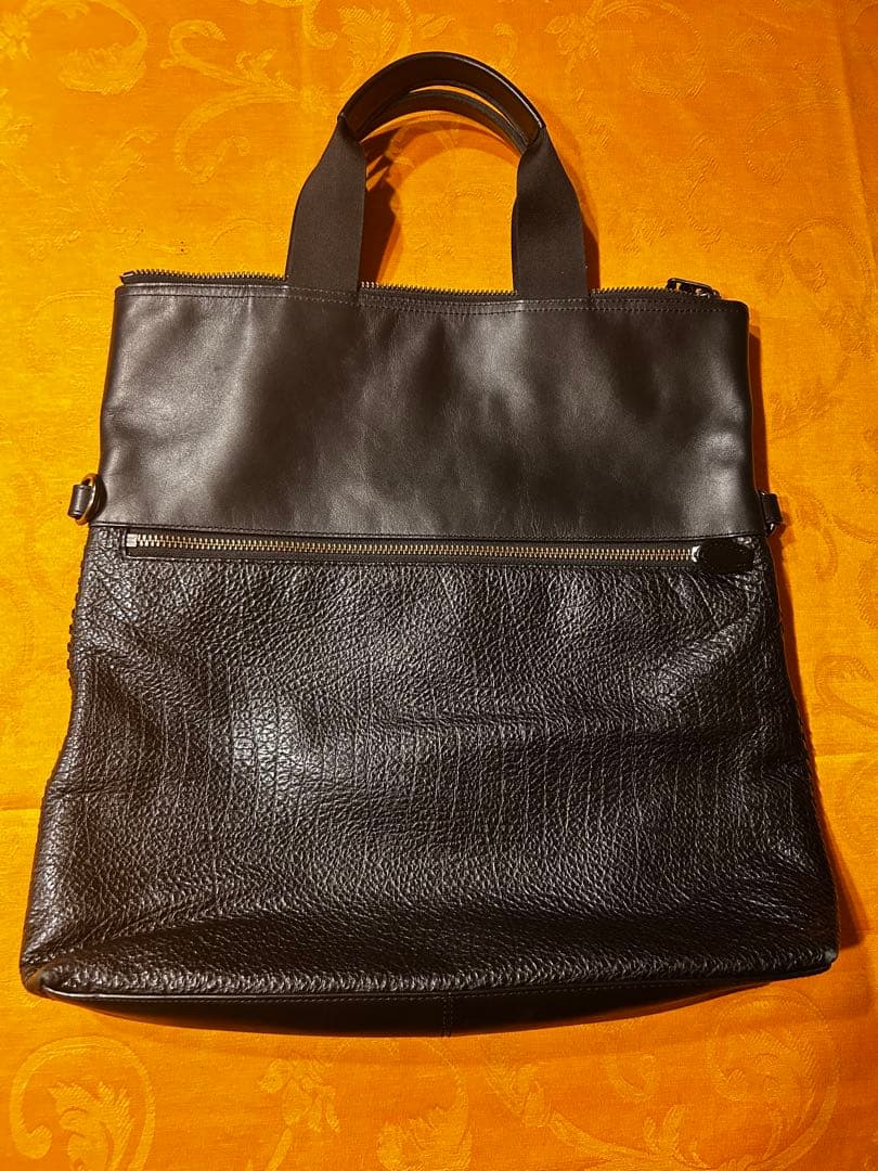 COACH 2WAY ベースボールステッチ フォルド オーバー トート バッグ