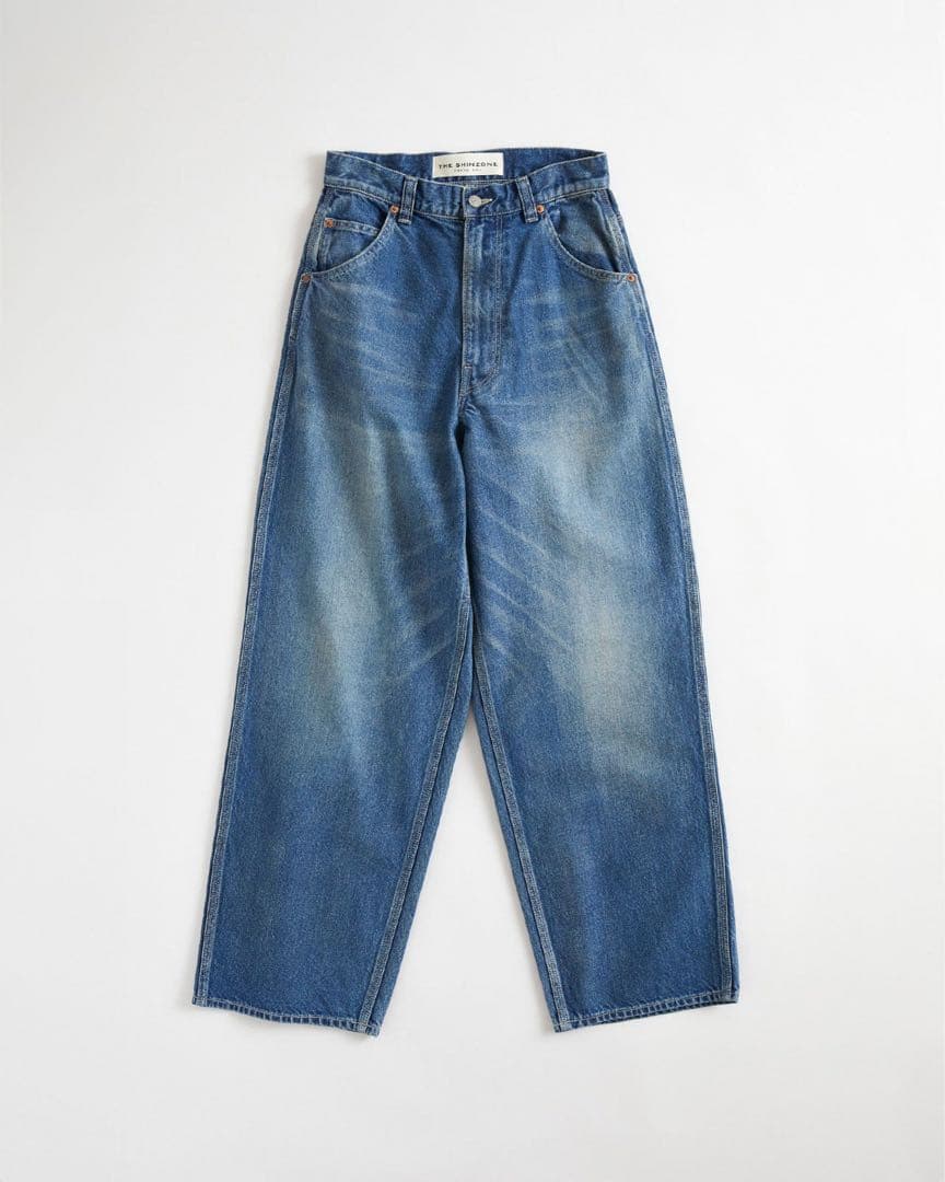 美品 The Shinzone TOOL DENIM PANTS 34 BLUE