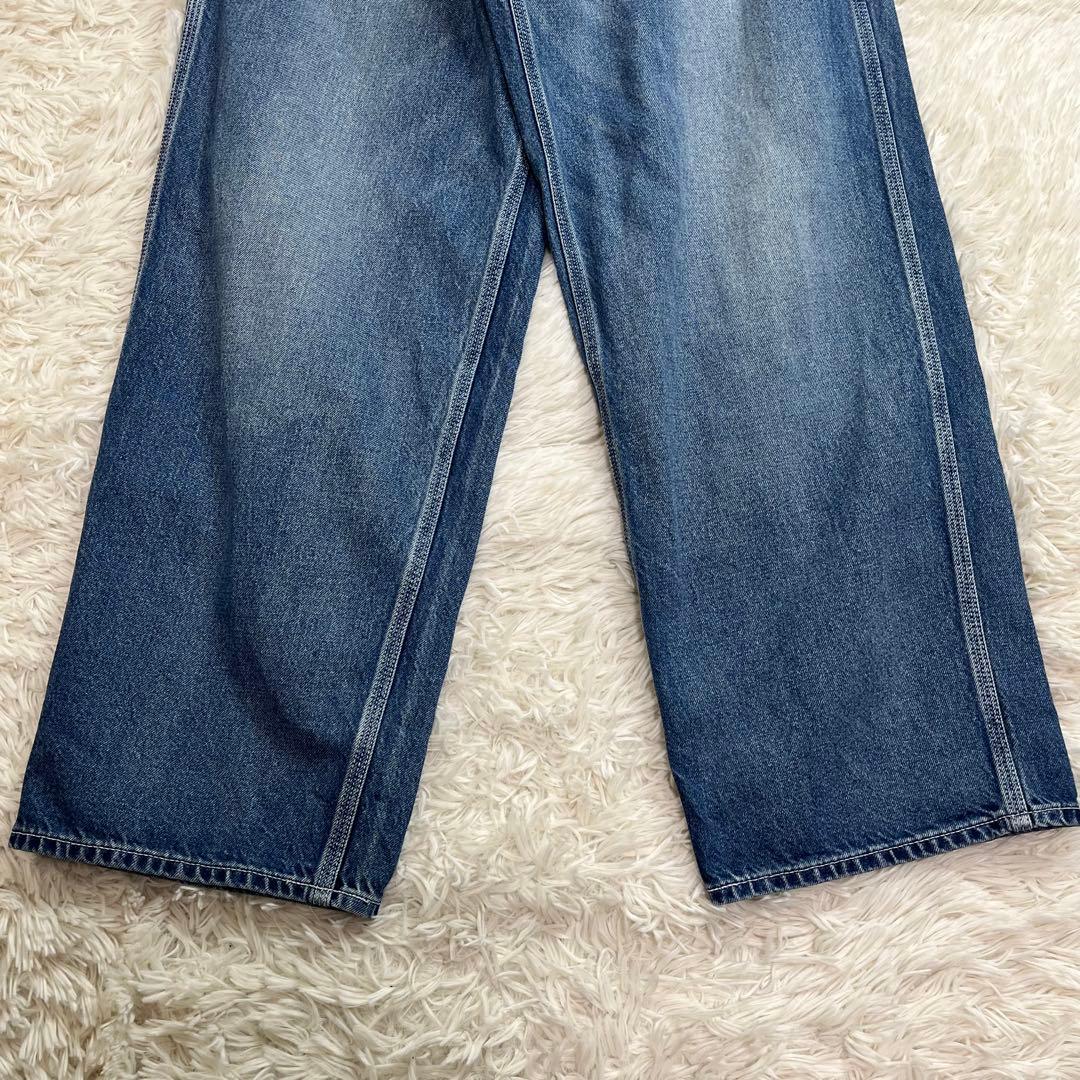 美品 The Shinzone TOOL DENIM PANTS 34 BLUE
