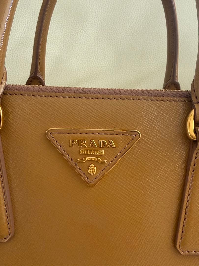 R&RPRADAガレリア サフィアーノ 2WAY ハンドバッグ ショルダー