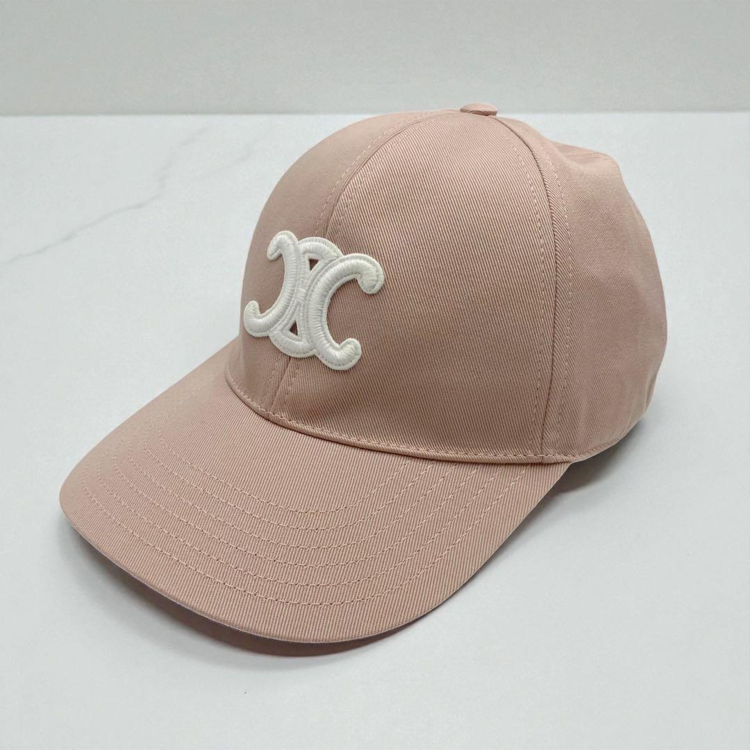 ⭐️未使用⭐️ セリーヌ トリオンフ ベースボールキャップ 帽子 ピンク