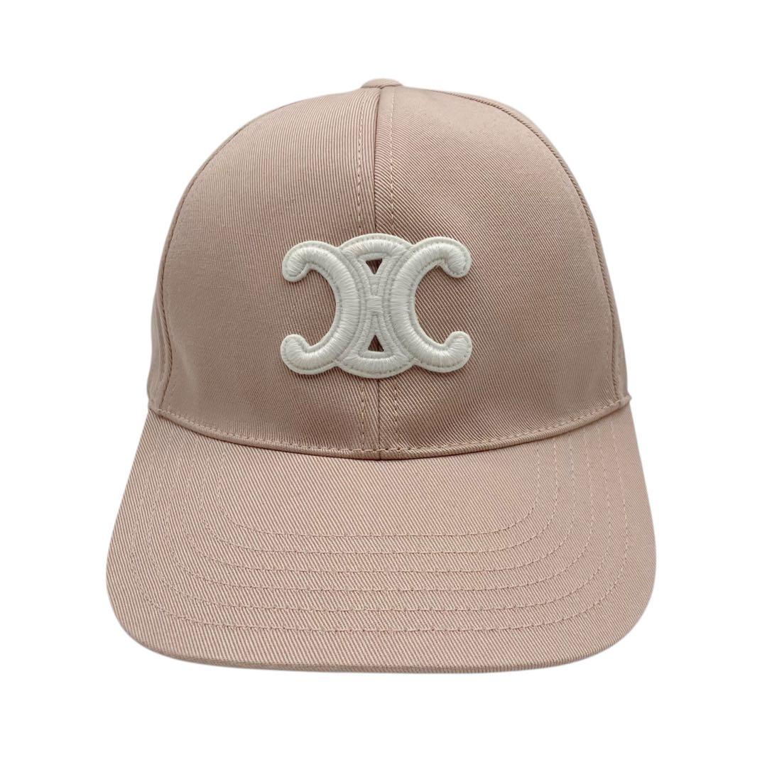 ⭐️未使用⭐️ セリーヌ トリオンフ ベースボールキャップ 帽子 ピンク