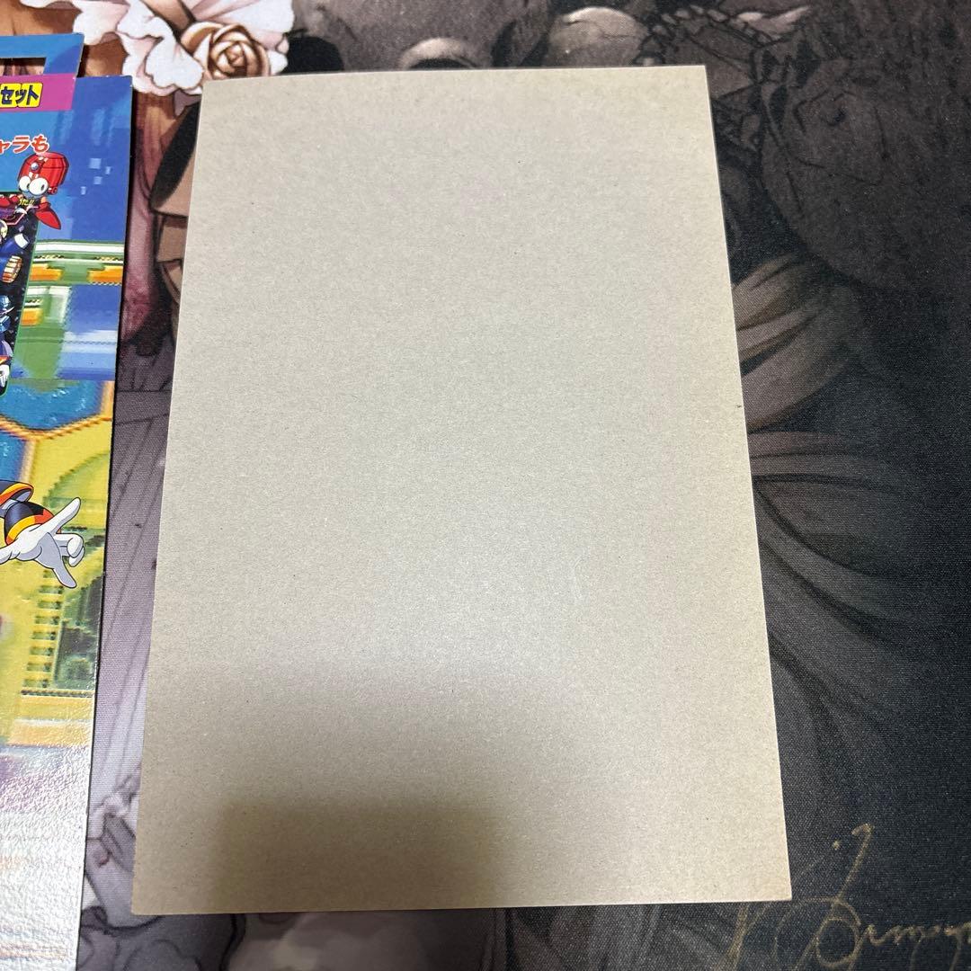バンダイ カードダス筐体台紙 カードダス100 ロックマン