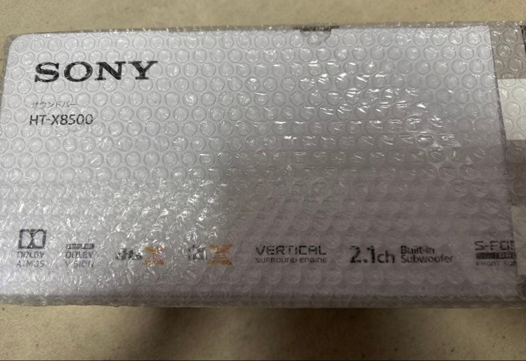 SONY　ソニー　サウンドバー　HT-X8500