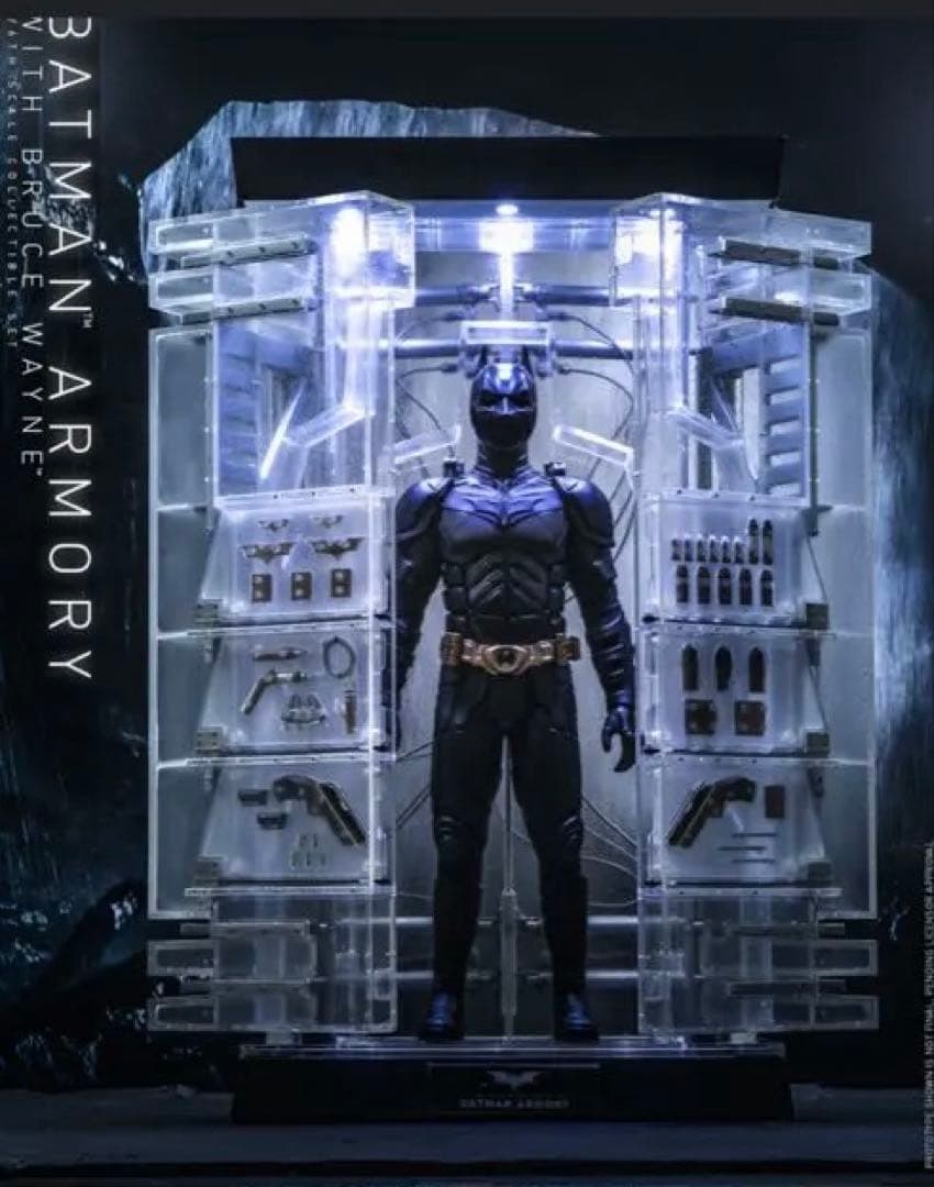 ホットトイズ　バットマンアーマリー ブルース・ウェイン 1/6スケール