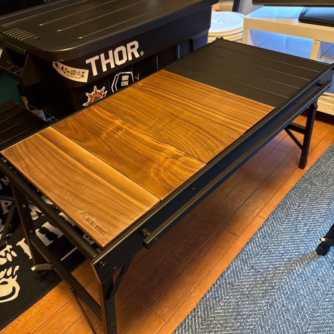 新品未使用　RATELWORKS ラーテルワークス ウッドパネルテーブル