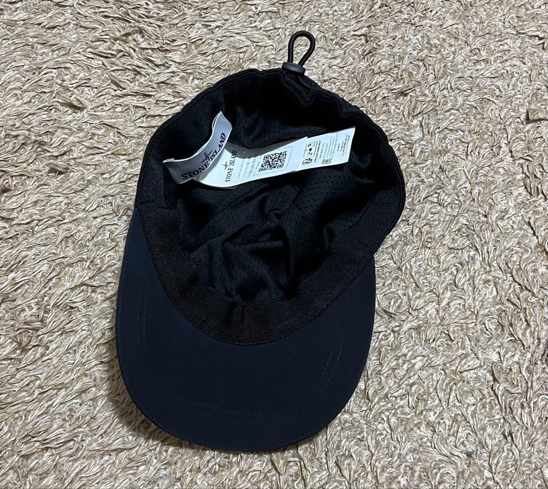 STONE  ブラックナイロンキャップ Lサイズ