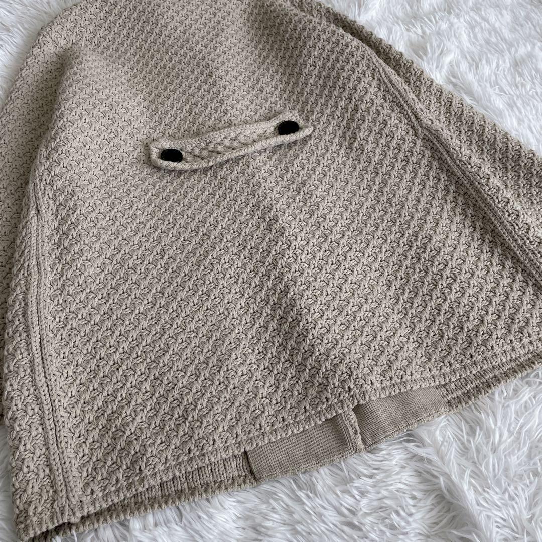 バーバリーロンドン ノバチェック ニットコート ロゴボタン