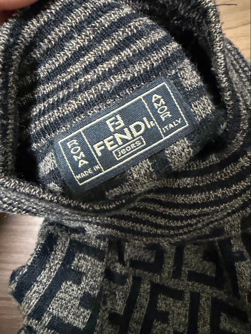 【ヴィンテージ】FENDI フェンディ ズッカ柄 ニット セーター