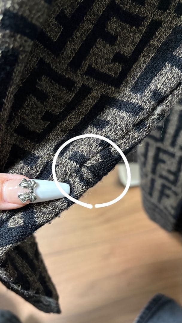 【ヴィンテージ】FENDI フェンディ ズッカ柄 ニット セーター