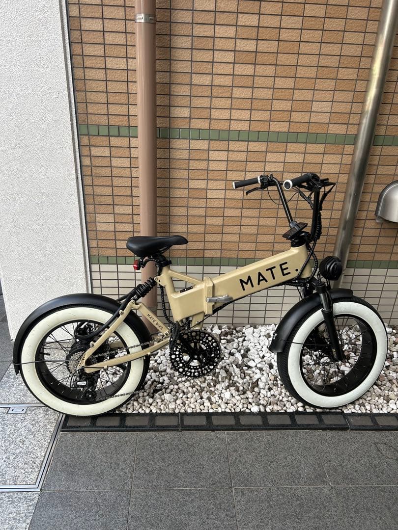 MATE Xにて使用　泥よけフェンダー　ラテスト東京オリジナル　2ヶ月使用