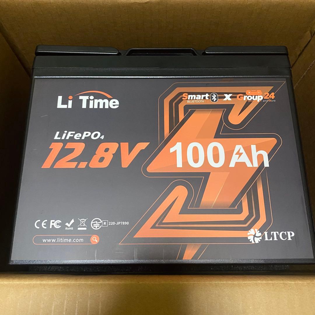 LiTime 12V100Ah リチウムイオンバッテリー 新品未使用 セール❗️