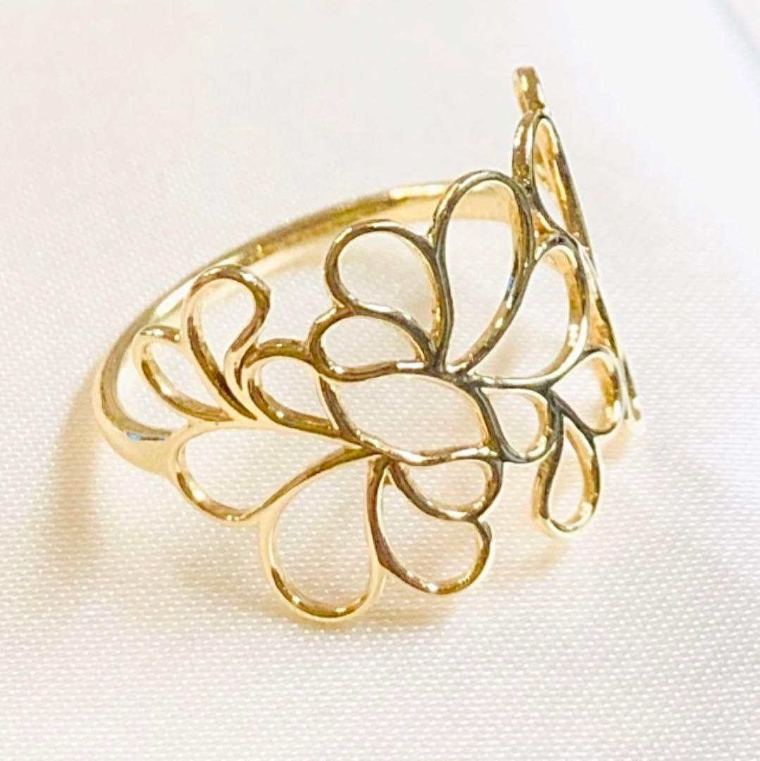 【sowi】K10 トロピカリズム 透かしデザインリング