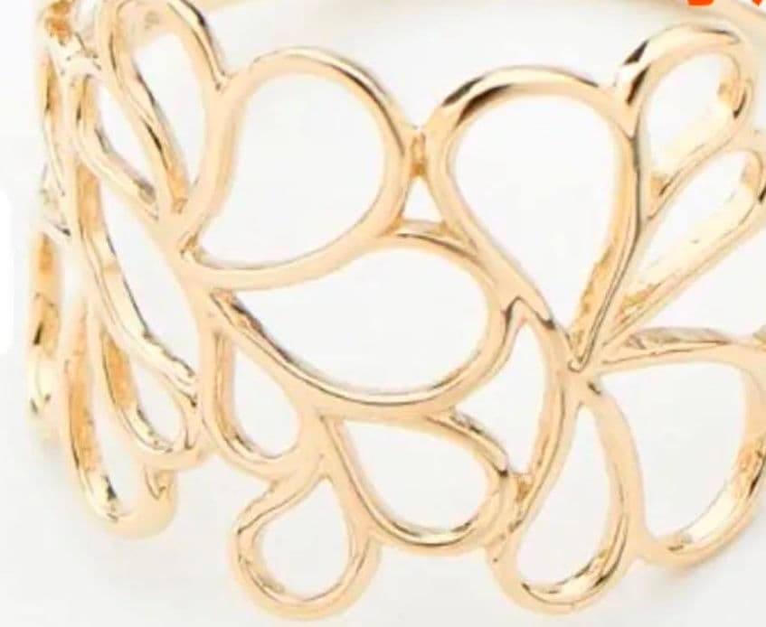 【sowi】K10 トロピカリズム 透かしデザインリング