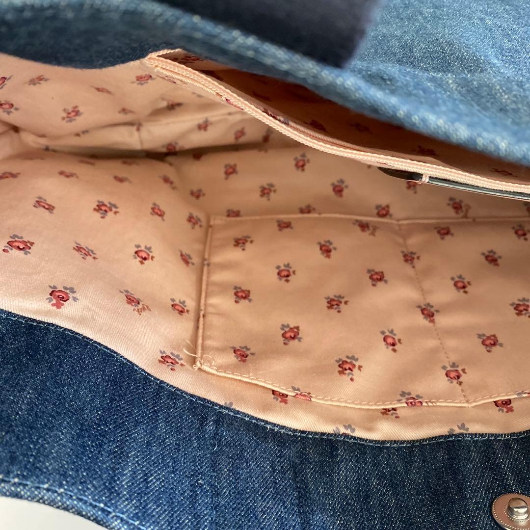 COACH デニムトートバッグ