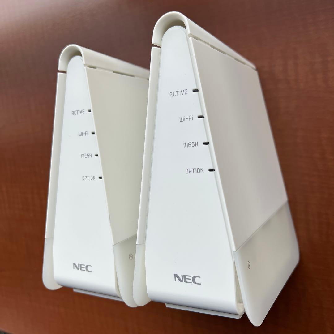 NEC Aterm WX1800HP メッシュWi-Fiルーター 2台（中古）