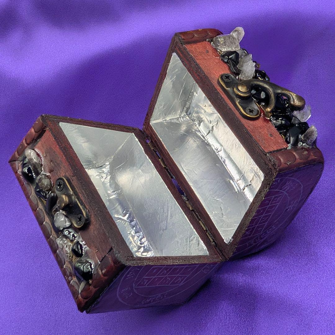 【1点物】 ソロモン王の鍵 護符魔術オルゴンボックス 〜土曜日照応・土星護符〜