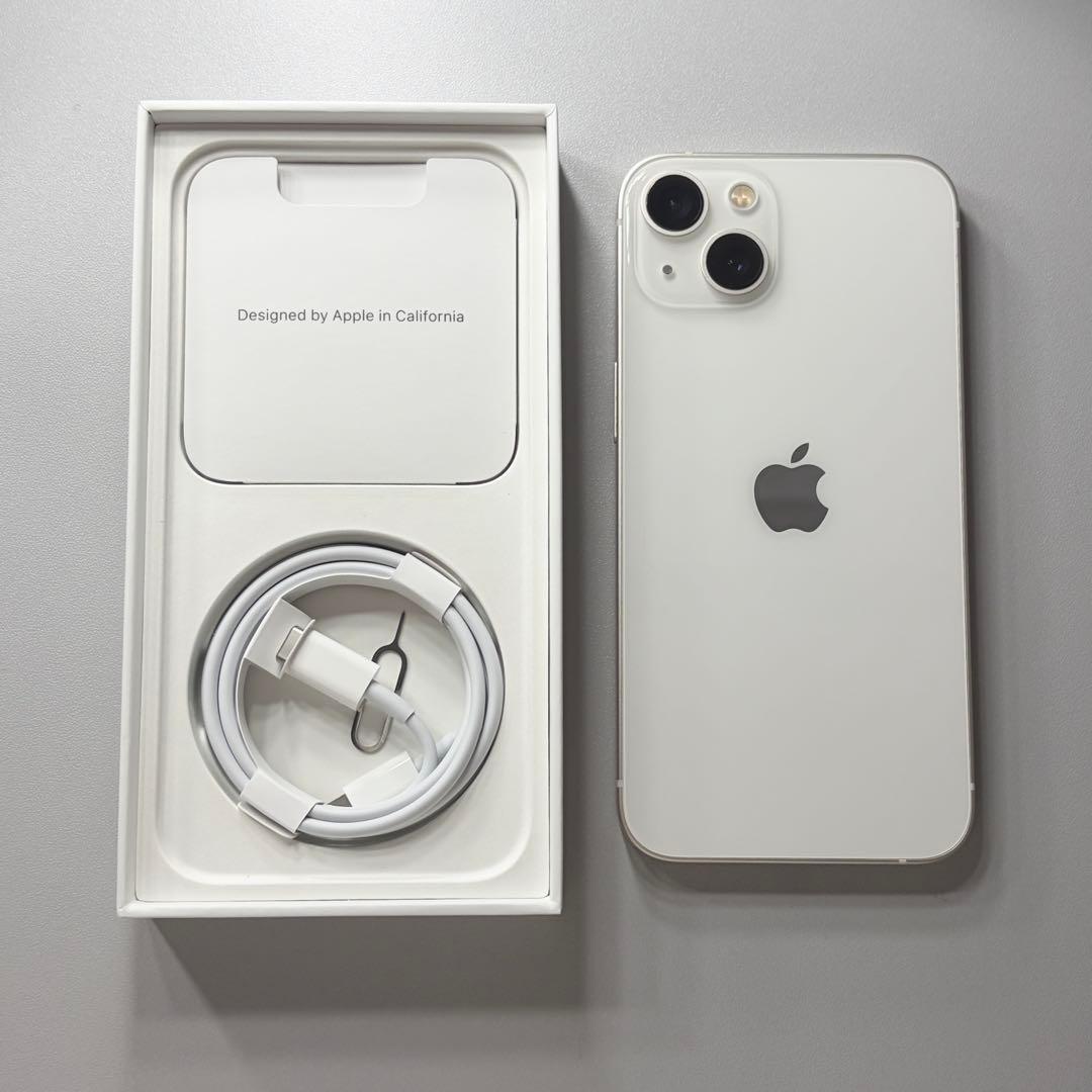 即発送＊ iPhone13 256GB SIMフリー スターライト（ホワイト）