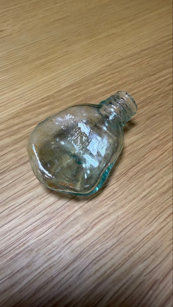 レトロ瓶 金平糖瓶 おかめ