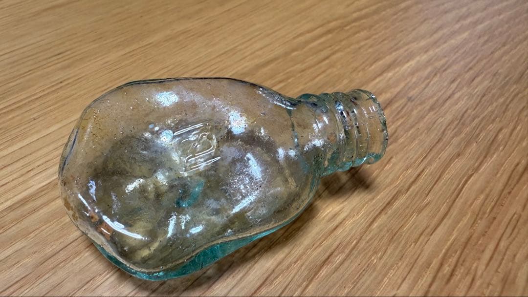 レトロ瓶 金平糖瓶 おかめ