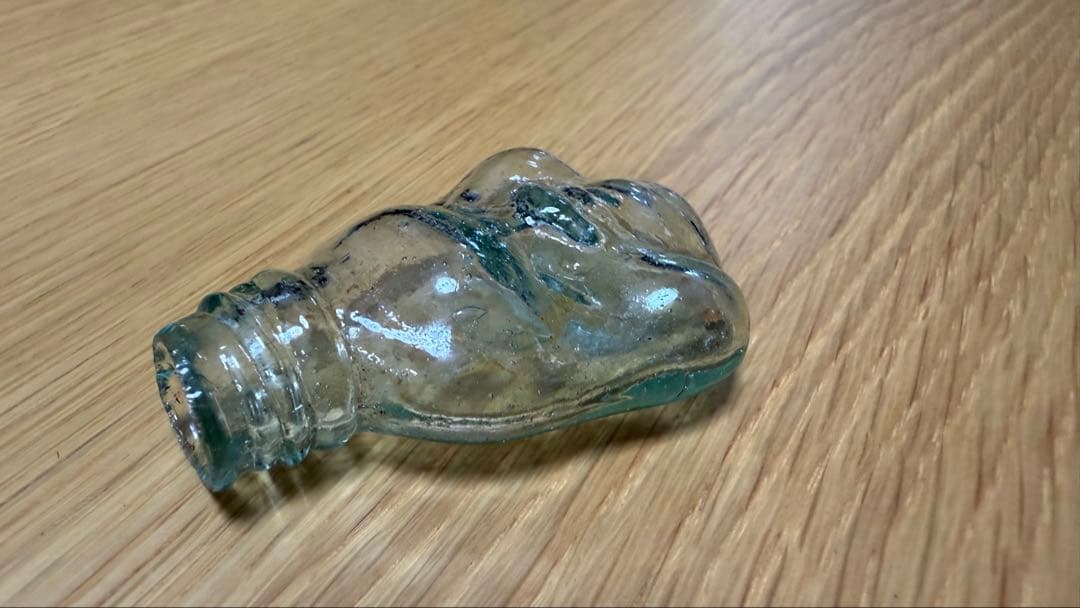 レトロ瓶 金平糖瓶 おかめ