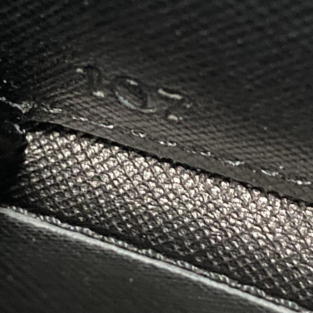 今週限定価格　美品　PRADA プラダ　長財布　ラウンドファスナー　黒　三角ロゴ