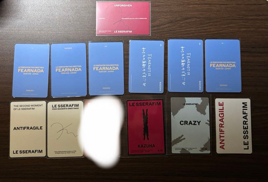 ルセラフィム、トレカまとめ売り！(バラ売りもok)