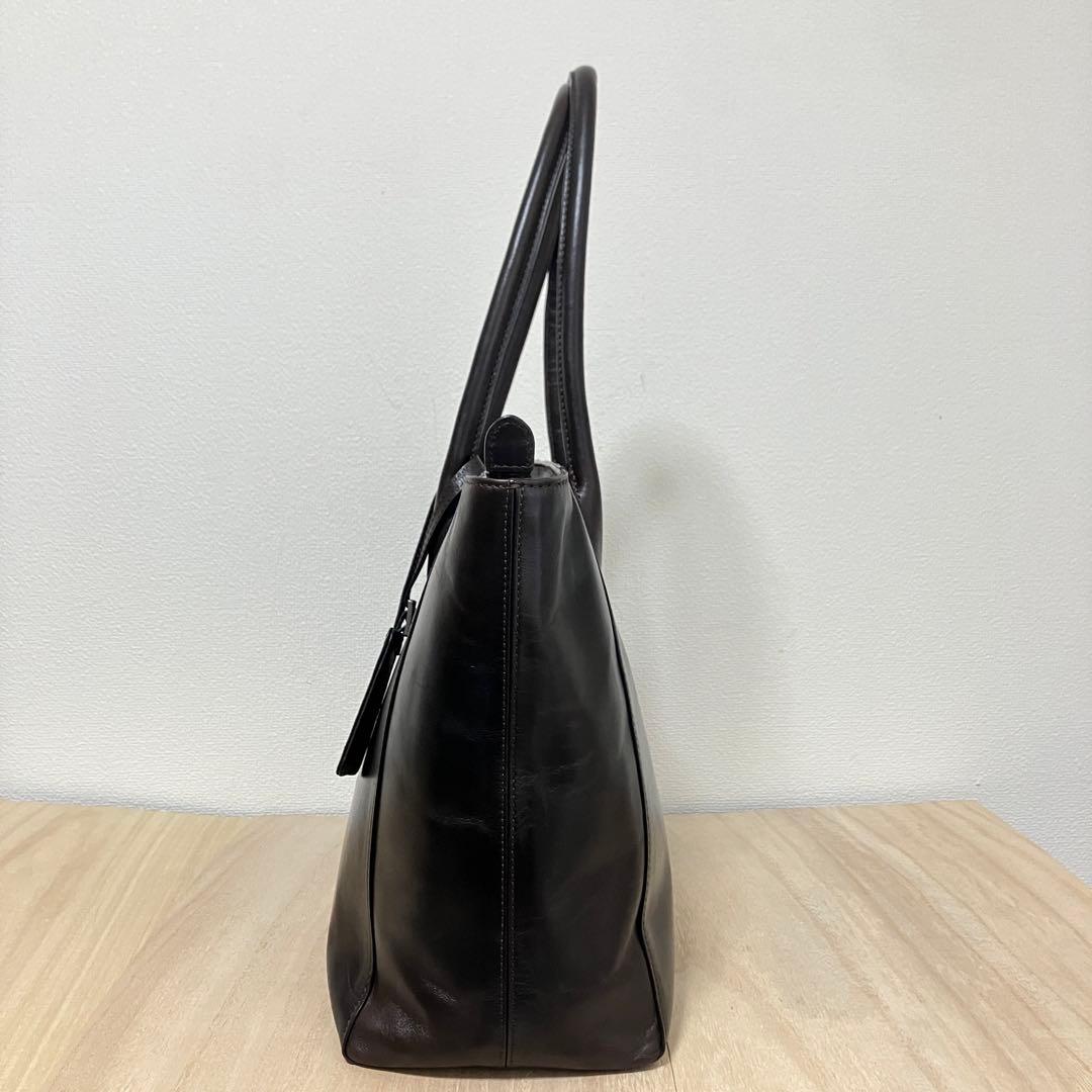 マザーハウス✨アンティーク✨キャリア トート✨定価4.3万円✨A4/PC可✨美品