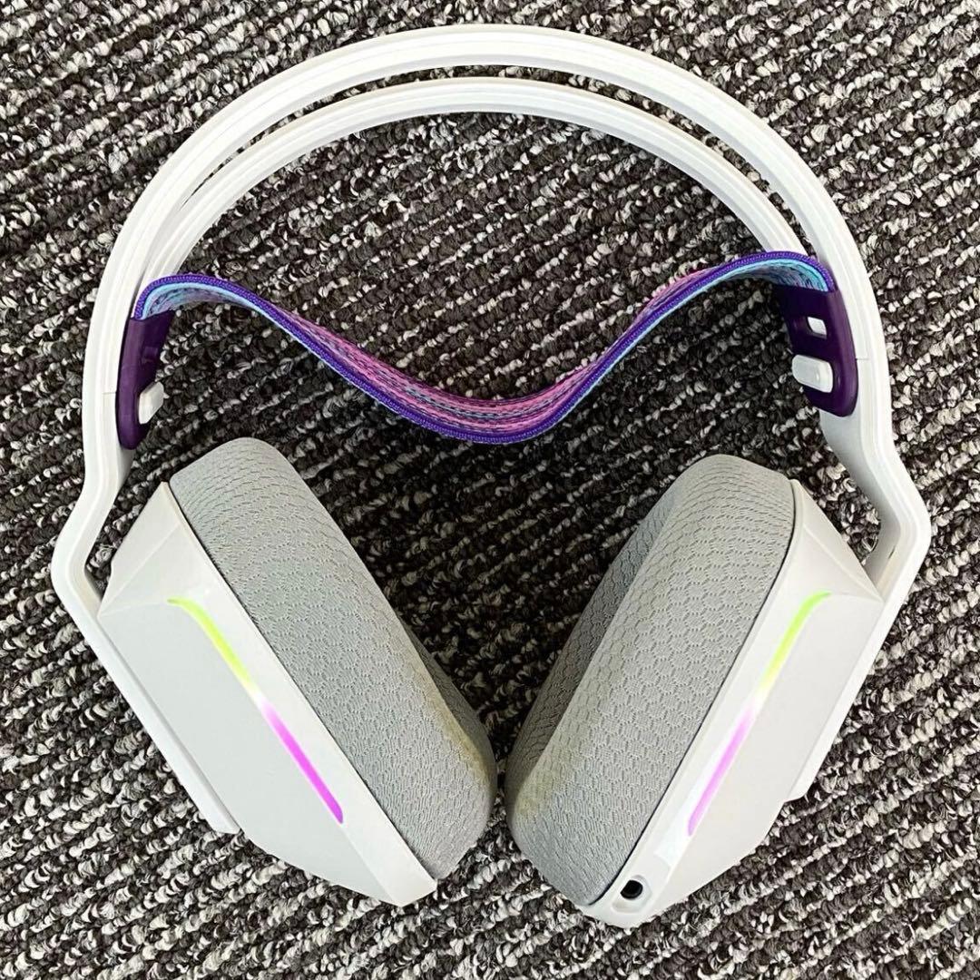 logicool ロジクール ゲーミングヘッドフォン G733 ホワイト